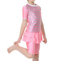 Miniatyrbild 2 av 4: 4-11 år Flickor Muslim Baddräkt Strandkläder Islamisk Burkini Pink 4-5 Years