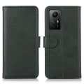 Miniatyrbild 1 av 5: För Xiaomi Redmi Note 12s 4g Pu Läder Plånbok Case Fodral Kohud Texture Magnetisk cover Green