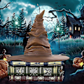Miniatyrbild 4 av 5: Harry Potter sortering hatt prydnad julgran hänge Hallmark minnessak dekoration Without sound