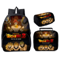 Miniatyrbild 1 av 4: Dragon Ball Student Skolväska Tredelad Set 16 Inch Style 10