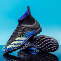 Miniatyrbild 4 av 5: Fotbollsskor för män Vuxen Fotbollsskor Grästräning Sport Skor Sneakers X30 BlackBlue 42
