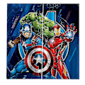Miniatyrbild 1 av 5: Avengers mörkläggningsgardin öljetter för sovrum, 3d print Captain America Iron Man set för barnrum (150*170cm) null none