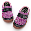 Miniatyrbild 5 av 5: Flickor Closed Toe Tofflor Casual Daily Flats Backless slides Purple EU 29.5
