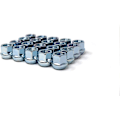 Miniatyrbild 2 av 5: White Knight Wheel Lug Nuts - 1304-1S-20AM, 20 Pack, 1/2 20 Lug Nuts Open-end Bulge Acorn Chrome Lug Nuts, stål, elegant kromfinish, Eas