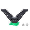 Miniatyrbild 2 av 5: Jakttillbehör Skytte V-yoke Stick Rack Shooting Top Mount 3/8-1/4 Gängfäste för jakt Stativ Bipod Monopod 2 PCS CN