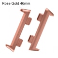 Miniatyrbild 1 av 5: Hopeup 1-par watch Utbytbar Enkel installation Rostsäker Mini Smart Watch Rem Adapter för Oppo Watch Rose Gold 46mm