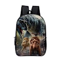 Miniatyrbild 1 av 4: Dinosaur dubbel ryggsäckstryck ryggsäck 16 tum stil 17