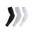 Miniatyrbild 2 av 2: Hem Uv-skydd Kylning Ice Silk Arm Sleeves - Solärmar för män kvinnor för löpning, cykling, fiske, golf, volleyboll, basket, bas white
