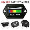 Miniatyrbild 2 av 4: 48v Volt batteriindikator Mätare för golfvagn för klubbbil null none