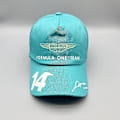 Miniatyrbild 5 av 5: Cap Aston Martin F1 Race Team Alonso Cap för kvinnor Herr Cap för Aston Martin F1 Race Team Alonso Flerfärgsalternativ Green