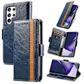 Miniatyrbild 1 av 4: Phone case för Galaxy S22 Plus Case Flip Visitkortshållare Stötsäkert case blue