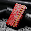 Miniatyrbild 5 av 5: Caseneo 002 Series Phone case För Xiaomi Redmi Note 12 Turbo / Poco F5 5g, Splicing Pu Leather Rfid Blocking Stand Cover Red