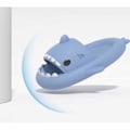 Miniatyrbild 3 av 3: Shark Tofflor Halkfria duschtofflor Badrumstofflor Mjuka sommarsandaler för flickor och pojkar Nyhet blue 44 45