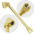 Miniatyrbild 4 av 5: 4 st Bärbar set, Aulufft 2-i-1 Heavy Duty 1/4&#39;&#39;FNPT Dual Head däckchuck och 1/4 tums sluten kulluftchuck