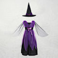 Miniatyrbild 2 av 4: 20,21 miljoner Halloween-kostymer Europeiska och amerikanska barn cosplay Anime-kostymer Häx cosplay Halloween-kostymer C purple short witch 110
