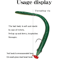 Miniatyrbild 3 av 8: Mjuka Bionic Loach Lures Mjuka Bionic Fiskedrag, Fiskedrag, Age Simbeten för Saltvatten Sötvatten 10cm