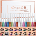 Miniatyrbild 1 av 5: Cmaadu 16 förpackningar med färgglada glitter glitterpulver eyeliner paljett Flash eyeliner flytande null none