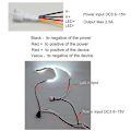 Miniatyrbild 2 av 5: 2st Touch Dimmer Switch Dc3.7v 5v 12v Steglös Dimmer Switch Sensor null none