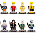 Miniatyrbild 1 av 5: anime naruto tecknad monterad byggstenar docka