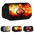 Miniatyrbild 1 av 3: Naruto case Stor kapacitet case Student pennfodral dubbla lager brevpapper Organizer för barn Presenter C