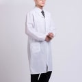 Miniatyrbild 1 av 2: Vit labbrock Doktor Sjukhus Forskarskola Fynddräkt för studenter Vuxna M