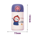 Miniatyrbild 3 av 3: Rostfritt stål Smart Thermoscope Display temperatur Barnhalm pink does not show temperature