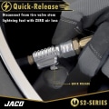 Miniatyrbild 6 av 6: JACO Lightning S2-serien däckluftchuck - 1/4&#34; F-NPT | Open Flow (2-pack)