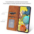 Miniatyrbild 3 av 5: För Samsung Galaxy A51 5g Busines Case Brown
