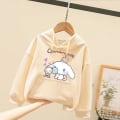 Miniatyrbild 1 av 5: Sanrioed Plysch Anime Cinnamoroll Melodi Tecknad Barntröja Kawaii Baby Boy Girl Sweatshirt Pullover Rock Barn Kläder Present 150 BM-9EGFHJJ