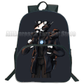 Miniatyrbild 1 av 4: Skibidi Toalettskolväska Högtalare Kamera Man Tecknad Anime Ryggsäck Videokamera Mochila för Barns Väskor för Flickor 31