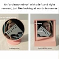 Miniatyrbild 4 av 5: True Mirror Ej reverserande, ingen spegelbild Hem Desktop Vänster och höger vänder inte Real Mirror Make-up Kamera Positiv Mirror, Inv A