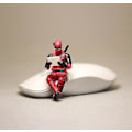 Miniatyrbild 3 av 4: Disney Marvel X-men Deadpool 2 Actionfigur Sittställning Modell Anime Minidocka Dekoration Pvc Collection Figur Leksaker Modell C Groot with box