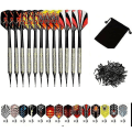 Miniatyrbild 1 av 5: Dartset, 12 förpackningar mjuka pilar med mjuka spetsar för elektronisk darttavla med extra 42 dartflygningar och 100 svarta plastdartspetsar null none