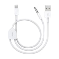 Miniatyrbild 1 av 5: Uppgraderad ljudladdningskabel för Iphone/ipad - 2-i-1 Funktionalitet null none