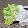 Miniatyrbild 1 av 5: Barnskor Flickor Mode Mesh Andas Mesh Skor Mjuk botten Färgglada Casual Sportskor Green 33