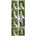 Miniatyrbild 3 av 3: kopp kapacitet plast kopp halm kopp green 2000ml