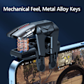 Miniatyrbild 5 av 7: G21 Mobile Phone Game Trigger Gamepad Joystick 6-finger Sikta Shooting L1 R1 Knapp för telefon Android för PUBG Game Controller dactylotheca