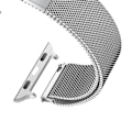 Miniatyrbild 5 av 6: Milanese armband för Apple Watch Ultra 2 49mm 45mm 46mm 44mm 40 42 41mm 38mm armband för iWatch Series 10 9 3 4 6 5 SE 7 8 rem Silver 42 44 45 46 49mm