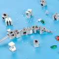 Miniatyrbild 4 av 7: Silverfärg Original Fit Pandora 925 Original Armband Silver Classic 26 Bokstäver Pärlor Charm Diy Dam Pendan Smycken HYC825-S
