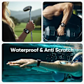 Miniatyrbild 6 av 6: 5 st Skärmskydd för Apple Watch 10 9 8 7 6 5 40MM 41MM 42MM 44MM 45MM 46MM Keramisk Film för IWatch Ultra 49MM Ej Glas Series 10 46MM 5PCS