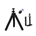 Miniatyrbild 1 av 6: Stativ Tripod För Mobiltelefon Kamerahållare Klämma Smartphone Monopod Tripe Stativ Octopus Mini Stativ Stativ För Telefonkamera Black Remote Version