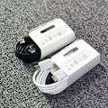 Miniatyrbild 5 av 5: 25W Snabbladdare för Samsung A15 A25 A35 A55 A54 M55 A73 Super Snabbladdare Adapter för Galaxy S20 S21 S22 S23 S24 Z Flip Fold 6 5 4 3 Black-EU With Cable