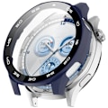 Miniatyrbild 1 av 6: PC + Härdat Glas Skal För Huawei Watch GT5 46mm 41mm Fulltäckande Skärmskydd Stötfångare för Huawei Watch GT 5 Skalskydd Midnight Blue Huawei GT5 46mm