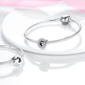 Miniatyrbild 6 av 7: Silverfärg Original Fit Pandora 925 Original Armband Silver Classic 26 Bokstäver Pärlor Charm Diy Dam Pendan Smycken HYC825-O