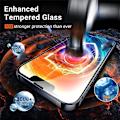 Miniatyrbild 3 av 6: 1-5 st Härdat Glas För IPhone 16 15 14 13 12 11 Pro Max Skärmskydd För IPhone 7 8 14 Plus X XS XR Skyddsglasfilm For iphone XR 5PCS Tempered Glass