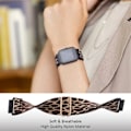 Miniatyrbild 4 av 6: Glänsande elastiskt armband för Amazfit gts 4-3-2-2e-mini/bip-U-S-lite/Stratos 2 20mm/22mm band Böhmisk Pride armband gtr-4-3-3pro-2e Dark gray 24 20mm watch band