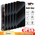 Miniatyrbild 1 av 6: 5 st Full Cover Privacy Skärmskydd För iPhone 16 11 12 13 14 Pro Max Mini 8K Anti-spion Glas För iPhone 15 PRO XR X XS MAX For iPhone 15 Plus Anti Peeping Film