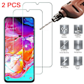 Miniatyrbild 1 av 6: 2 st Glas 9H HD Härdat Glas för Samsung A50 A40 A30 A10E A20E Skärmskydd för Samsung Galaxy A90 A80 A70 A60 A2 Core For A10 1 Piece
