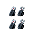 Miniatyrbild 1 av 7: 1-6 par 6-finger mobilspelutlösare för PUBG-telefonspelkontroller Gamepad Joystick G21 Siktskjutning Triggers Alloy Key-knapp 2 Pairs