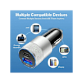 Miniatyrbild 7 av 7: 1Pc Usb C Snabb Billaddare, 3.0 Pd Usb C Biladapter 2Ports 3.1A Usb Typ C Bilplugg Kompatibel Med Iphone 15/14/13 Silver